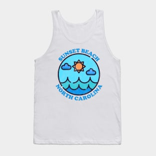 Sunset Beach, NC Summertime Vacationing Ocean Skyline Tank Top